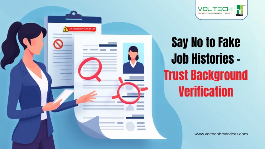 fake job experience verification