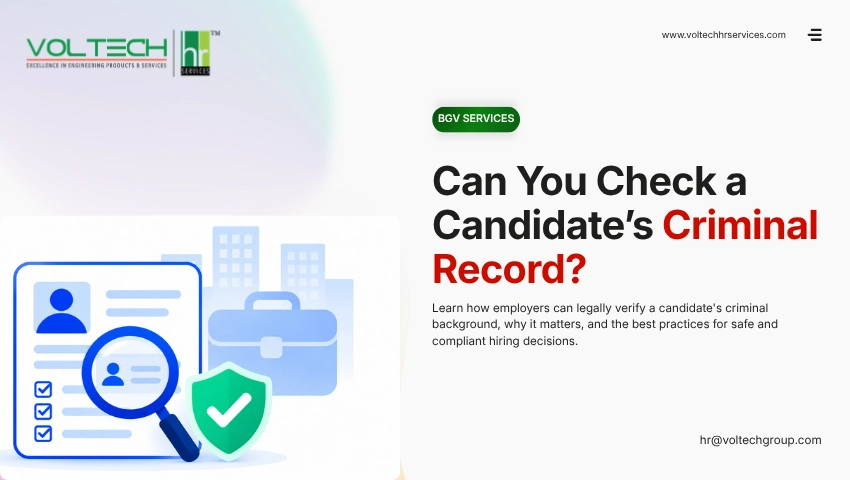 Can you check candidates criminal record bgv