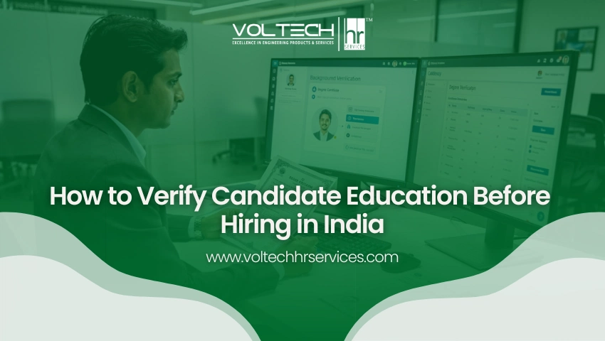 Candidate Education Verification Process