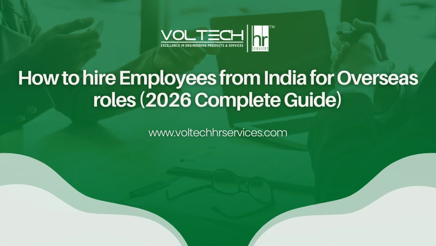 how to hire employees from india for overseas roles