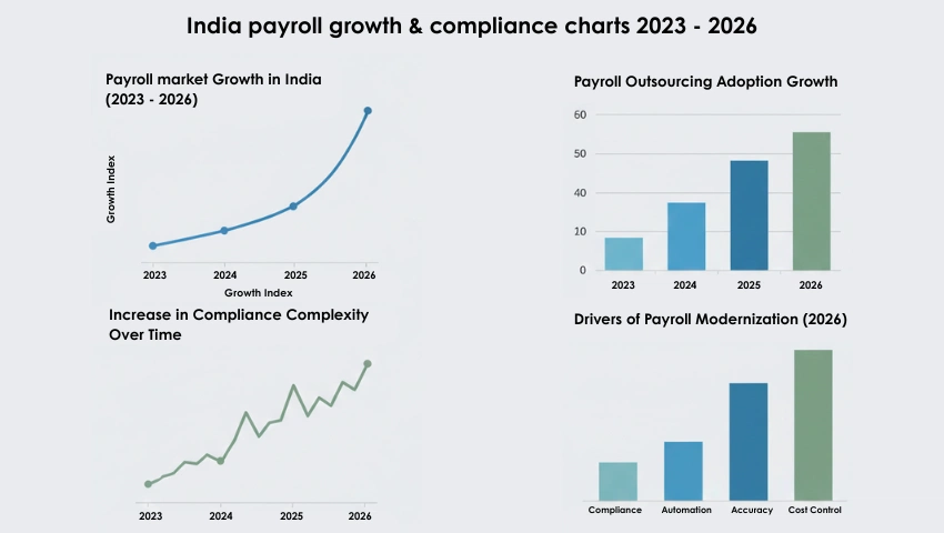 India payroll growth & compliance charts 2023-2026