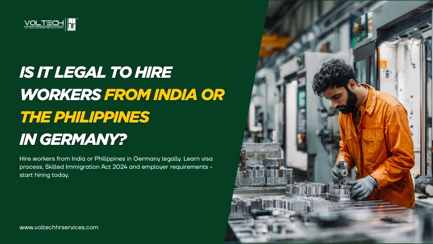 Indian skilled workers recruited in Germany